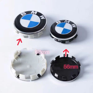 Ốp chụp mâm cho xe BMW Logo xe BMW ốp mâm (Lazang) (đường kính 56mm và 68mm). Chất liệu nhựa ABS cao cấp.