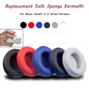 1Pair Headphone Pad Ear Pad Sponge Earmuffs Earphone Cover Beats Studio 2 3 Wired Wireless Earphone Accessories