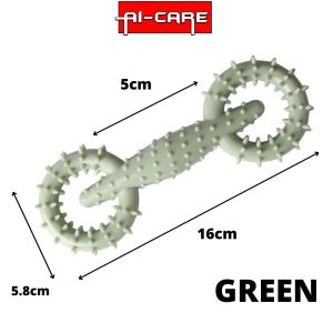 Pet Rubber Spike Bite Toy Elastic Flexible Design Chew Toy Water Resistant Molar Toy