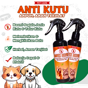 OBAT KUTU KUCING ANJING BASMI KUTU DAN TELUR KUTU AMAN TERJILAT MATI KUTU ELOPE ROYAL CARE CLEVER SOLUTION GOLDEN PAW CATAPAW ANTI KUTU KUCING elope clever solution royal care mati kutu untuk kucing