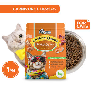 Cat Dry Food Carnivore Classics and Seafood Feast 1kg Collection