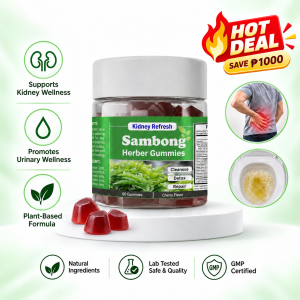 [AUTH] Sambong Herbal Gummies Kidney Detox Support Supplement Natural Herbal Extract