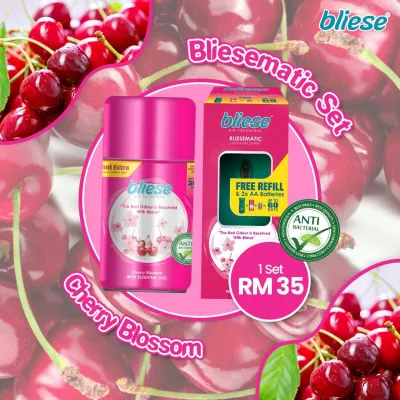Bliese Air Freshner Automatic Spray 300ml With Antibacterial and Essential Oil | BLIESEMATIC
