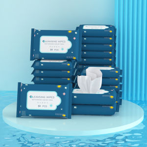 Mini Wet Wipes 1 Packet 10 tissue / Portable Baby Wipe / Purified Pure Water / Safety Certification Wet tissue
