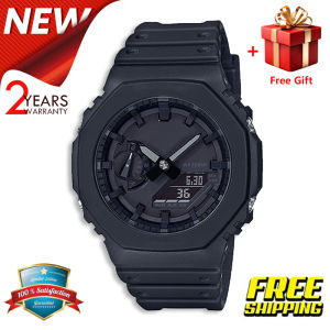 【2YEARS WARRANTY】Jam Tangan Lelaki GShock  GA-2100-1A1shockproof Military Waterproof Sport LED Digital Quartz Men Watch