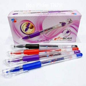 Hộp 20 Chiếc Bút Bi Mực Nước SunBeam Thiên Long Gel - 08 Ngòi 0.5mm 4 Màu Sắc Tươi Sáng Chất Lượng Cao Chính Hãng Thiết  Kế Trang Nhã Nét Viết Mảnh Nhỏ Màu Mực Đậm Đẹp Mực Ra Đều Trơn Tru Liên Tục