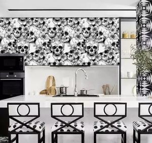 fashion shop pvc wallpaper elegant design 10mx5cm per roll self adhesive