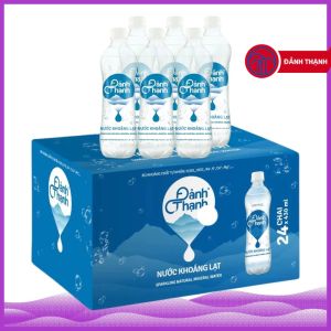 Thùng 24 Chai Nước Khoáng Lạt Thiên Nhiên Có Gas 430ml Đảnh Thạnh - Giàu và bổ sung vi khoáng tự nhiên
