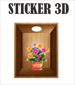 STIKER DINDING DAN HIASAN DINDING UKURAN 52X40CM MOTIF TERLARIS
