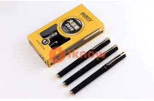 I know 12pack Baoke neutral pen 0.5/0.7/1.0 large capacity signature pen business hard pen for calligraphy