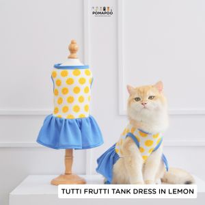 Tutti Frutti Tank Dress - Dress Kucing dan Dress Anjing POMAPOO Premium Berkualitas
