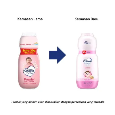 Cussons Baby Powder 75g Plus 25g/Bedak Bayi