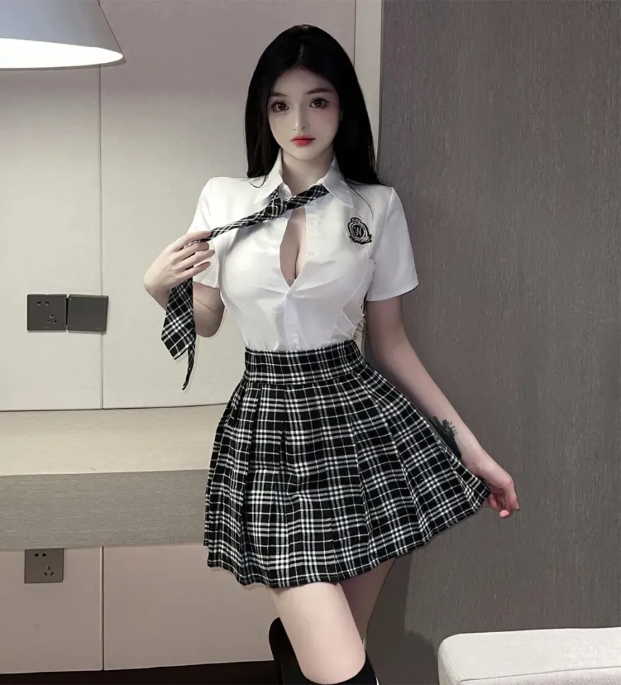 School Girl Cosplay Costume Women Japanese Student Uniform Role Play JK  Mini Skirt Lingerie Outfit Couple Sex Game Clothes | Lazada PH