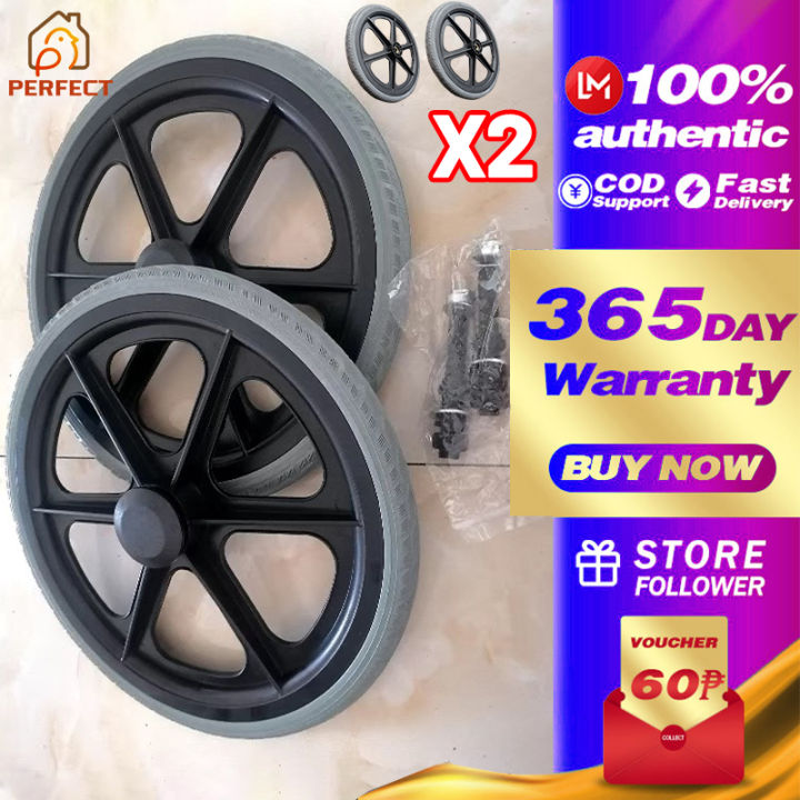 1416 Inches 2 pieces Wheelchair Wheel Replacement Solid wheels Lazada PH