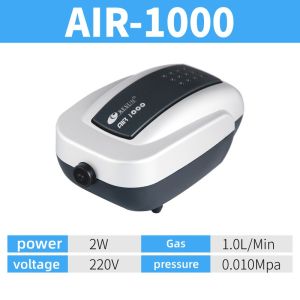 RESUN 2W 8W 16W 40W Aquarium Oxygen Water Pump Fish Tank Accessories Oxygenation Pump Compressor Air Pump Inflation Pump