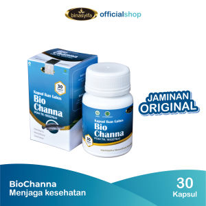 BIOCHANNA Kapsul Albumin Ekstrak Ikan Gabus Obat Luka Pasca Operasi/Kutuk Binasyifa 30 - 60 Kapsul