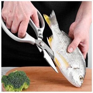 SK5 Stainless Steel Scissors Kitchen Scissors Heavy Duty Scissors Gunting Dapur Gunting Ikan Tahan Lasak 强力剪刀