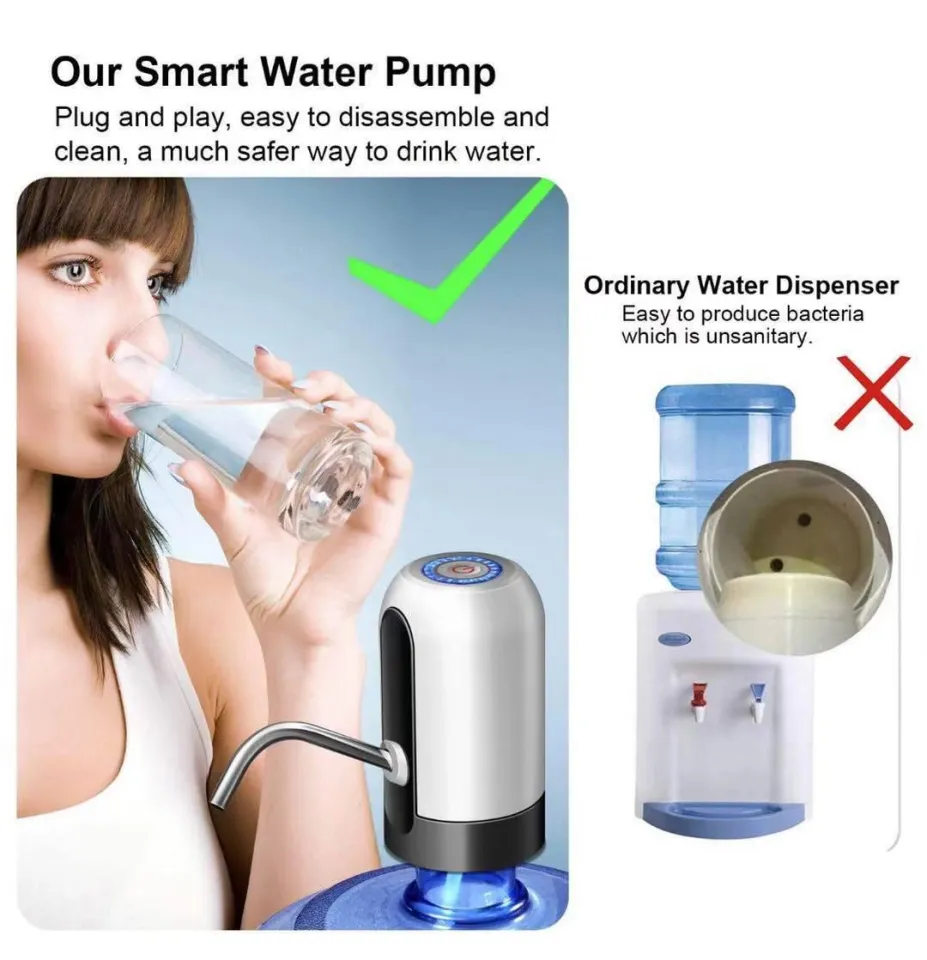 USB Water Pump Automatic Water Bottle Dispenser - USB Charging Electric ...