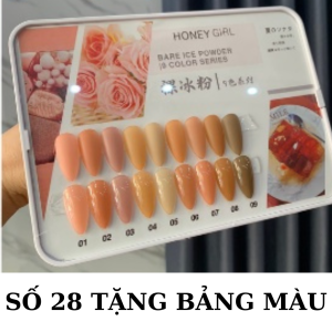 Sơn thạch tại nhà học làm nail Sét sơn móng tay thạch đẹp 9 màu tặng bảng