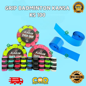 KANSA GRIP BULUTANGKIS KARET POLOS KS100 ANTI SLIP ANTI LICIN ORIGINAL