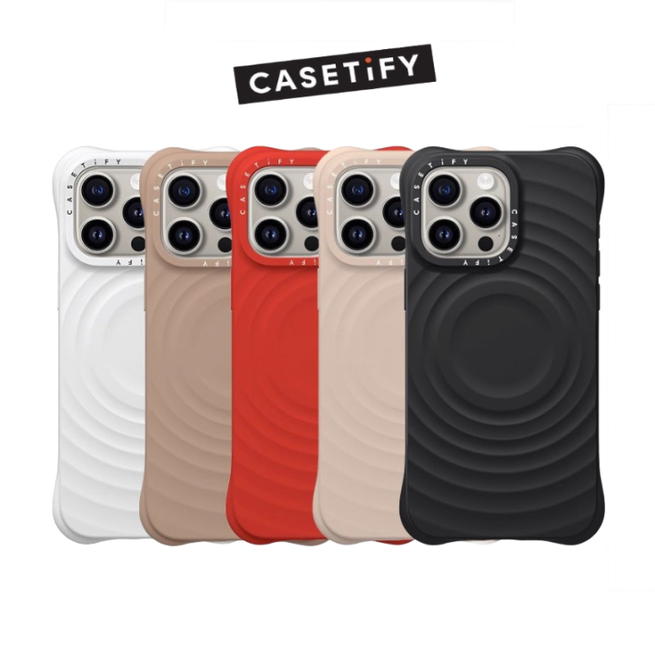 iPhoneアクセサリー CASETIFY Ripple Case iPhone16pro CASETiFY - Essentials Ripple Case with MagSafe for Apple
