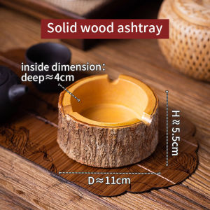 ที่เขี่ยบุหรี่ไม้ทึบสำหรับห้องทำงานของโรงบุหรี่ และ ที่เขี่ยบุหรี่ต้นไม้ ความคิดสร้างสรรค์ ที่เขี่ยบุหรี่ต้นไม้ขัดมันเรียบเนียน