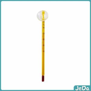 JeDa เทอร์โมมิเตอร์ตู้ปลา ปรอทวัดอุณหภูมิน้ำในตู้ปลา แบบติดกระจก Aquarium Thermometer