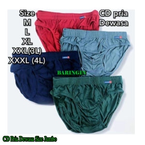 PROMO [ 3 PCS ] Celana Dalam Pria Dewasa -Cd cowok dewasa-DALAMAN LAKI-LAKI MURAH POLOS KATUN PREMIUM