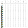 10pcs Clip Strip Display Makanan 62cm Strip Klip Produk Supermarket Snack Hanging Strip. 