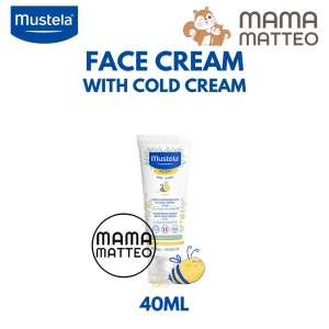 MUSTELA Nourishing Face Cream With Cold Cream 40ml / Krim Wajah Bayi Kulit Kering MAMA MATTEO