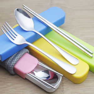 Sendok Set Garpu Sumpit Stainless Steel - NP304