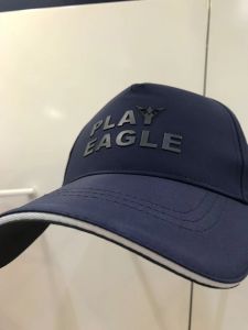 หมวกกอล์ฟ PLAYEAGLE Breathable & Waterproof Sunhat Sport 6 Panels Polyester Hat Snap Back Golf Sports Cap