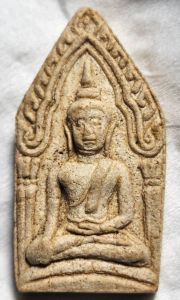 พระผง พิมพ์ขุนแผน หลังเรียบ ก่อนปี 2525 สภาพสมบูรณ์ สวย เดิมๆ