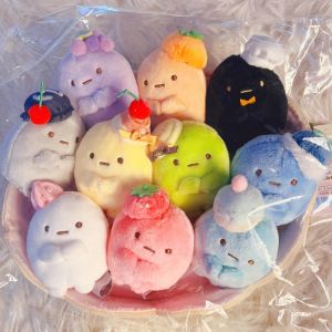 Đồ chơi sang trọng Sumikko Gurashi mới Kỷ niệm 10 năm Giới hạn Trái cây dễ thương Món tráng miệng Búp bê nhồi bông Kawaii 10 màu Dango Plushies Trang trí nội thất2026