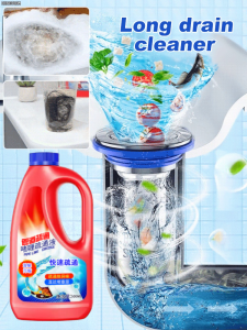 ⚡QuickFlow/PowerClean⚡ Drain Cleaner/Pipe Unclogger/Clog Remover [3-Minute Miracle Unclogger] Quickly Dissolve Hair/Food/Grease/Eliminate Odors with Fast Drainage Solutions/Safe Chemical Formula/