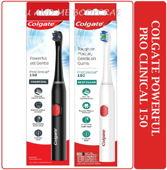 COLGATE ProClinical 150 Deep Clean (White)/ Charcoal( Black) | Lazada