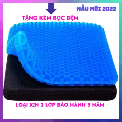 [ HÀNG XỊN ] Đệm Ngồi 3D Silicon thông minh chống dau mỏi - Đệm lót ghế Gel tổ ongĐệm Ngồi Hỗ Trợ Mông EMA - Đệm Ngồi 3D Silicon Cao Cấp - Có Hộp Vỏ Chống Trượt - Cấu Trúc Tổ Ong Thông Minh - Chống Đau Mỏi Trĩ Xương