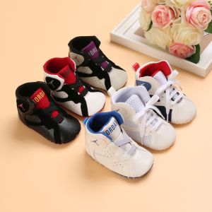 Infant Baby Shoes Sneakers Boys PU Casual Toddler Shoes Anti-Slip Breathable First Walkers 0-18 Months