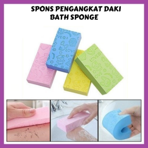 Spons Mandi Pengangkat Daki Baby Bath Sponge Daki Busa Lembut Perontok Daki - FR Gallery