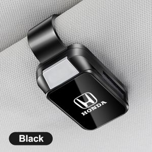 Universal Car Sun Visor Eye Glasses Clip Sunglasses Ticket Card Holder Case Organizer Storage Accessories for Honda City RS Civic HRV Accord CRV WRV BRV Brio Mobilio Freed Stepwgn NBox Stream Odyssey