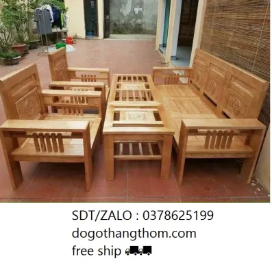 bàn ghế phòng khách gỗ sồigiá gốc xưởng