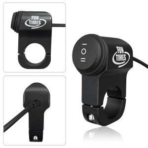 (24H Ship)Funtimes Domino Universal Motorcycle Switches Left and Right/with Clip Easy to Install Aluminum Rainproof Waterproof