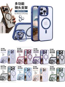 Case Magsafe 2in1 iPhone 11 / iPhone 11 Pro Max Metal Lens Holder Free Anti Gores Kamera Metal Window Bracket Casing