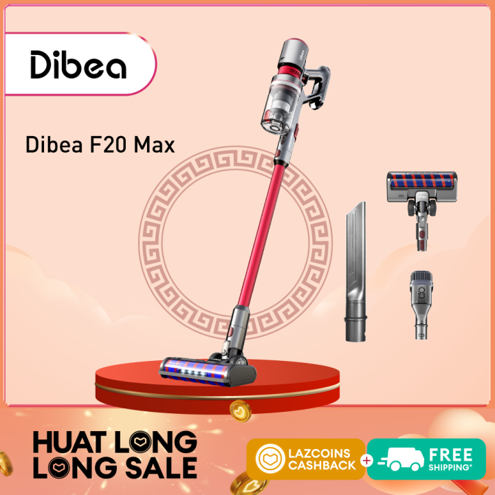 Best Seller Dibea F20 Max Cordless Vacuum Cleaner Powerful 25,000 Pa Suction Power Local