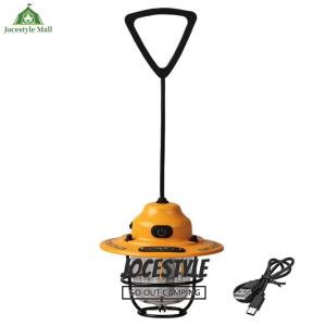 [Jocestyle Mall]LED Tent Atmosphere Lamp USB Charging Retro Decorative Light 1200mAh Portable Camping Lantern for Camping Hiking Fishing