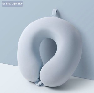 Comfort Cloud Travel Portable U-Shaped Memory Foam Pillow – Easy Storage with Box – Support  360° Supportive Memory Foam Cervical Pillow for Airplane & Car**