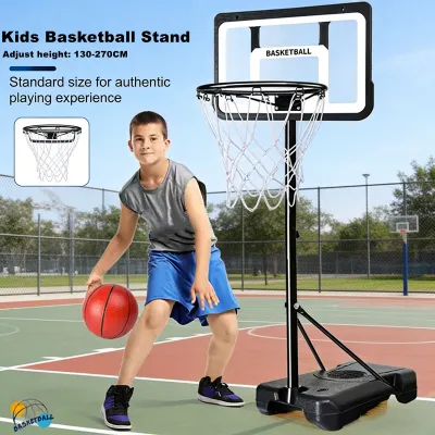Childrens Adjustable Basketball Stand Set Indoor Outdoor Adult Lifting And Hanging Basketball Rack Movable Shooting
