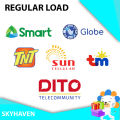 Globe Smart Tm TNT DITO 50 to 1000 Regular Load Globe Load Smart Load Dito Load. 