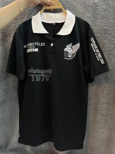 เสื้อโปโล คอปกแขนสั้น ผู้ชาย ไชส์ S M L XL Style เท่ๆ ผ้าคาตตอล