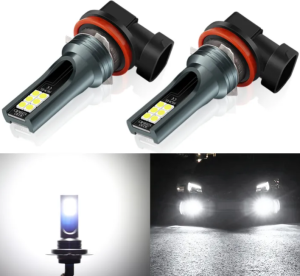 2Pcs H8 H11 LED Bulb H16 JP 9005 HB3 9006 HB4 Led Lamp Super Bright Car Fog Lights Day Driving Running Light 12V 6000K White